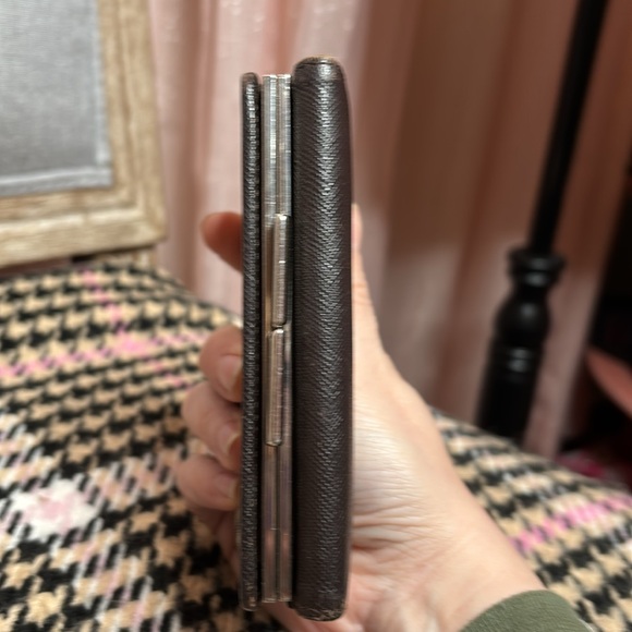 Burberry kisslock compact wallet classic print - Picture 4 of 13